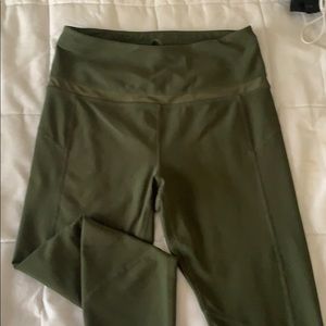 Army green leggings
